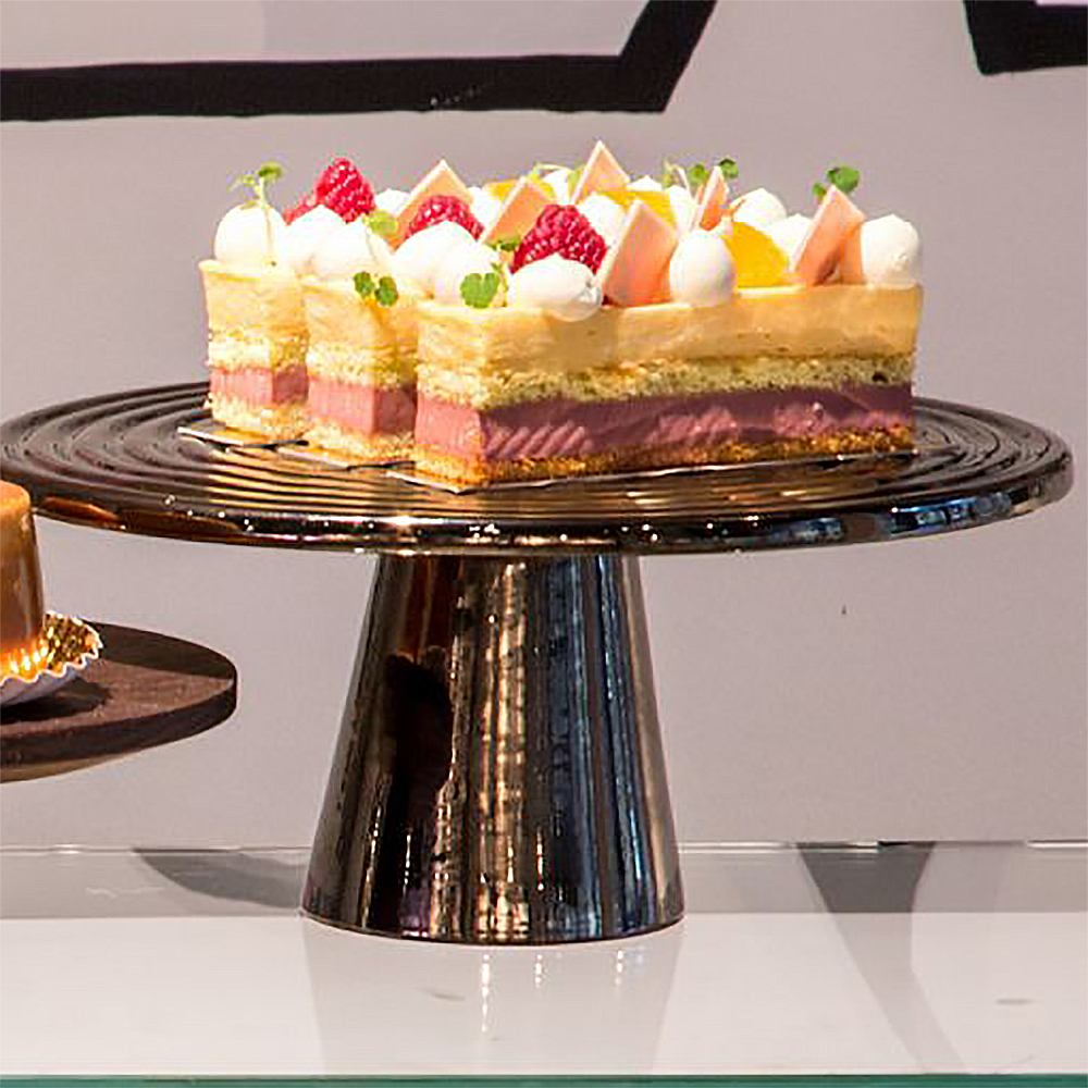 Dutchdeluxes Displayfat medium 25 cm sølv