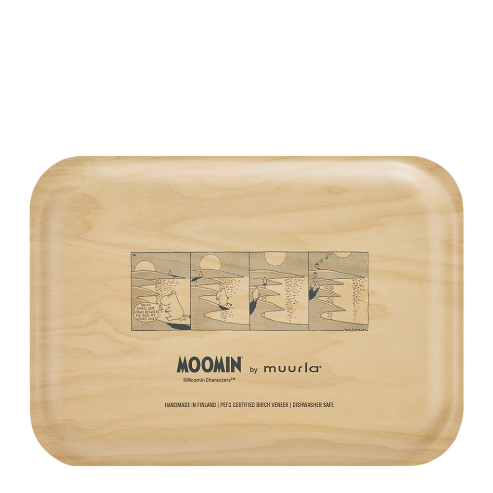Muurla Mumin bricka 27x20 cm ett ögonblick