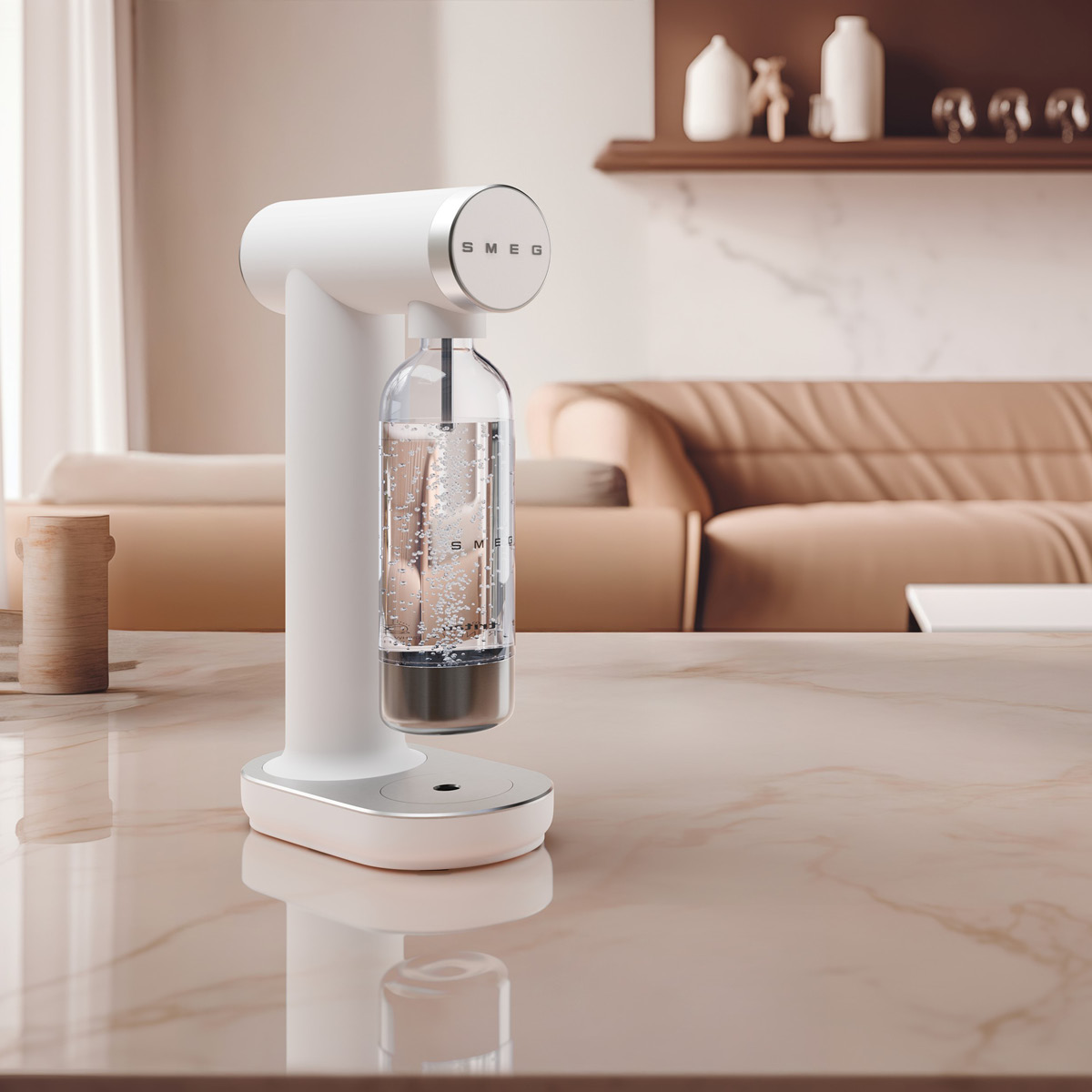 Smeg Collezione SKC01 kullsyremaskin 0,8L hvit