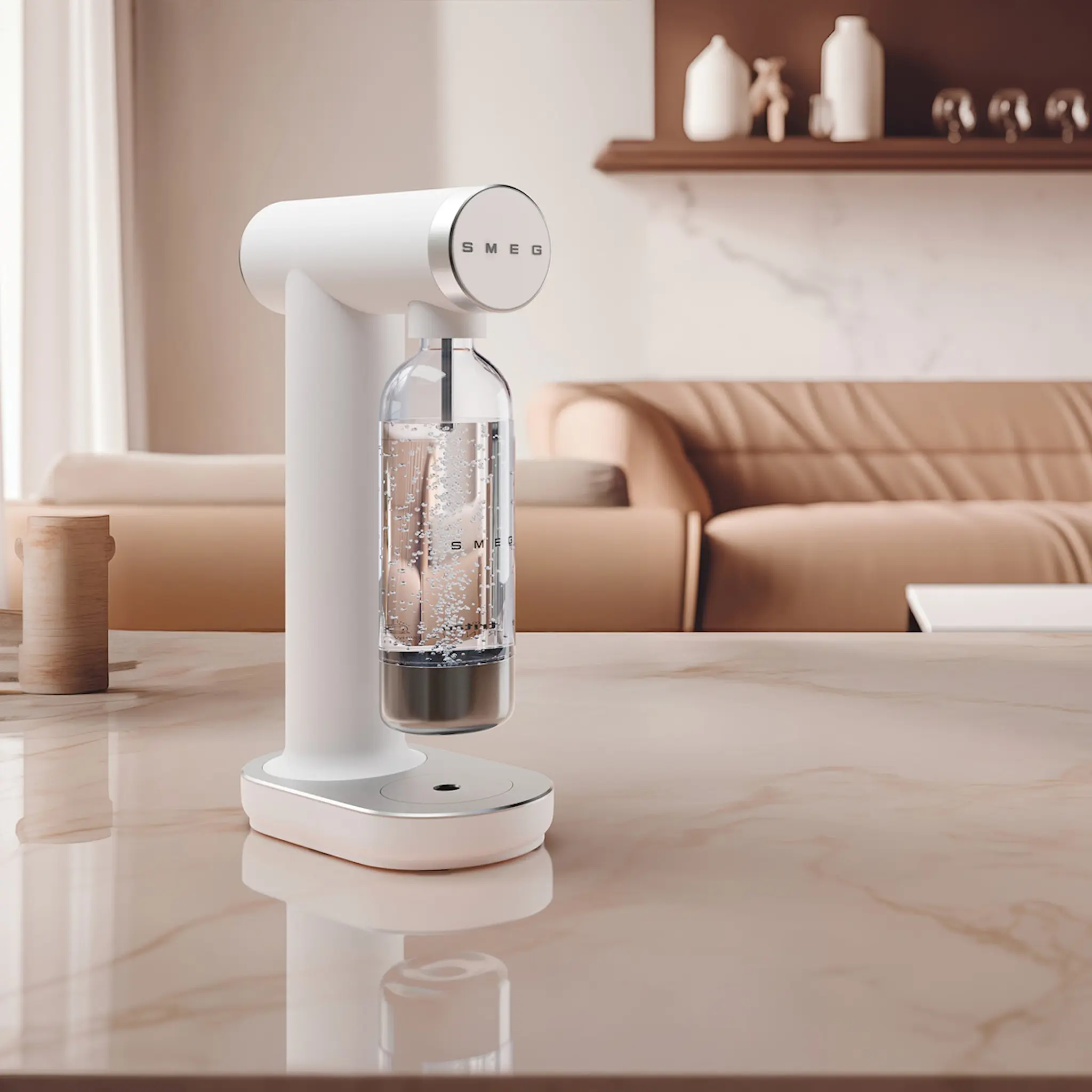 Smeg Smeg Collezione SKC01 kolsyremaskin 0,8 L matt vit