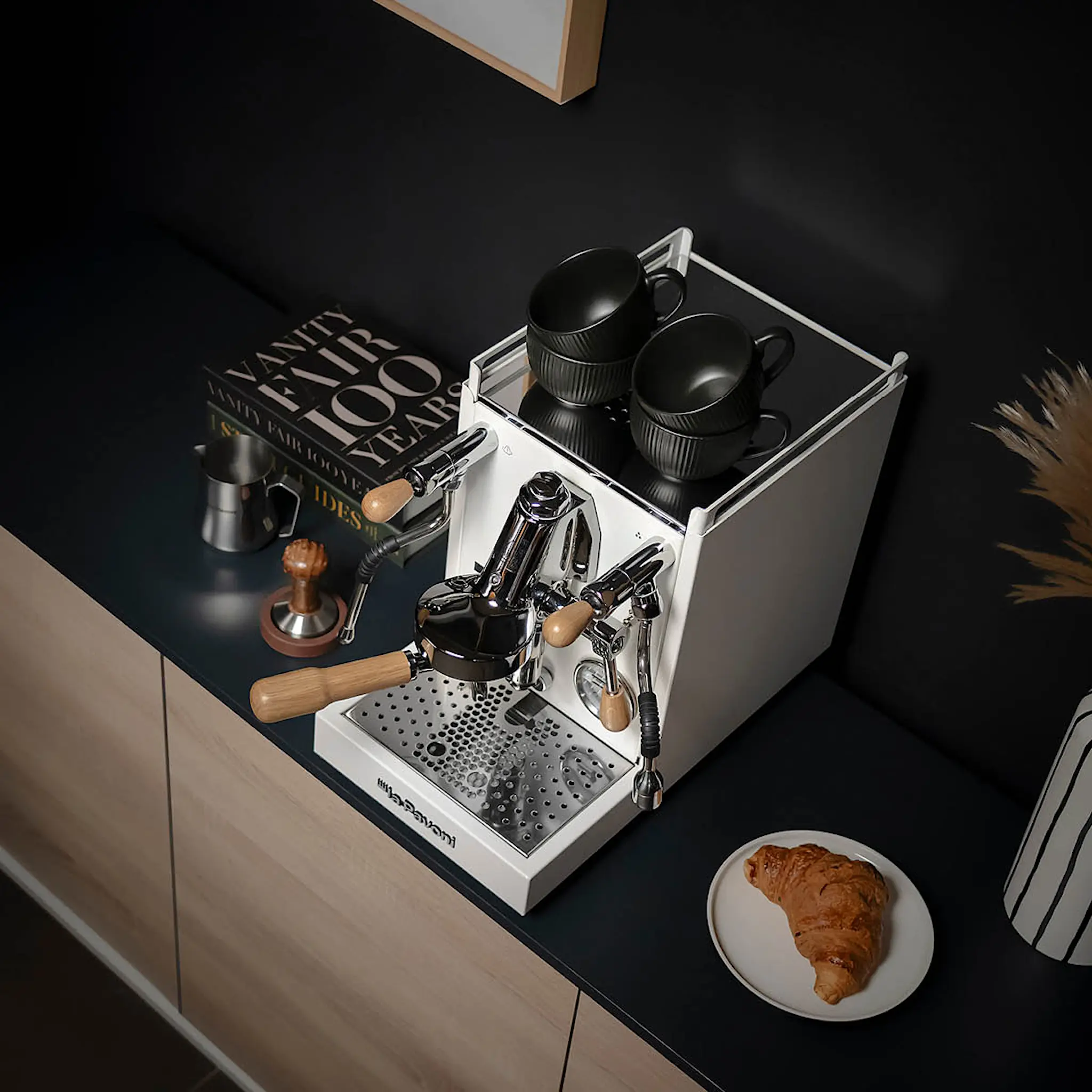 La Pavoni Mini Cellini X semiproffesionell kaffemaskin vit