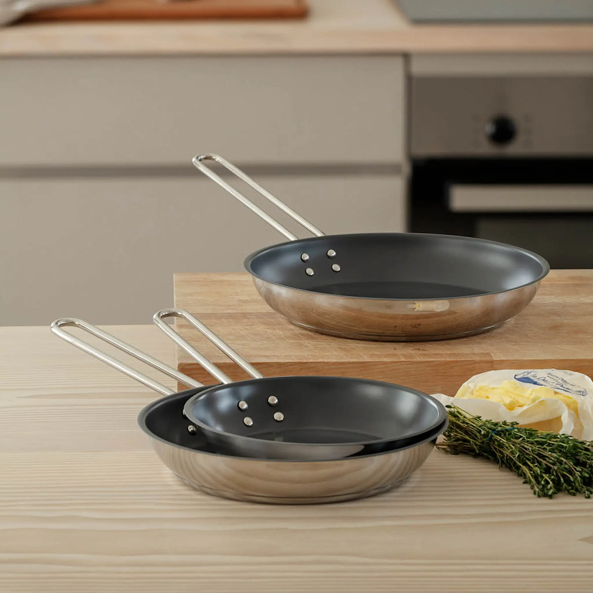 Eva Trio Stainless Steel Paistinpannu 24 cm