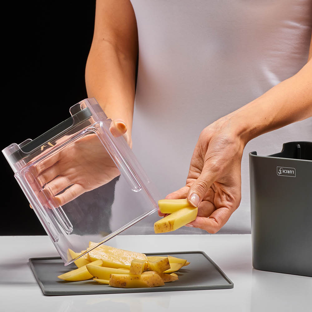 Lurch Kubus tärnings- och stavhackare för frukt och grönsaker