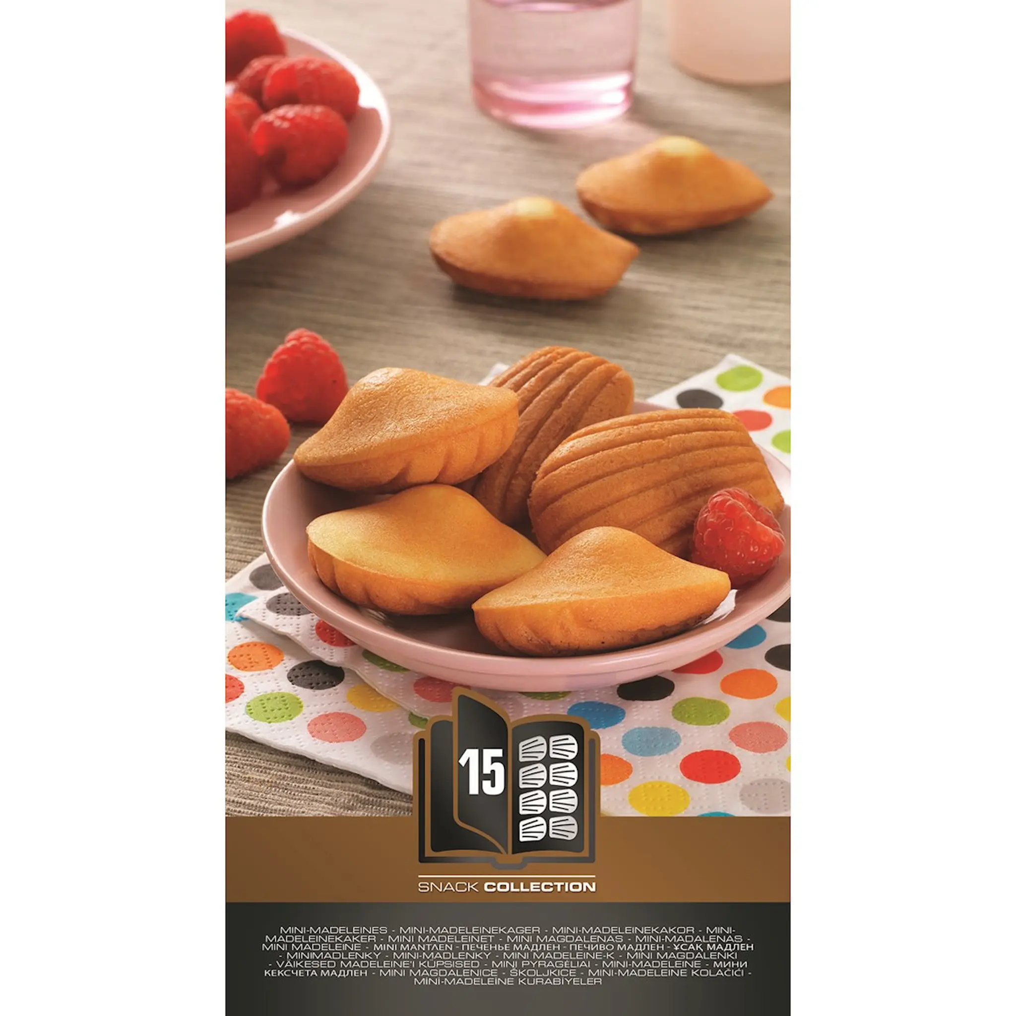 Tefal Box 15 Mini Madeleines Plattor 2-Pack