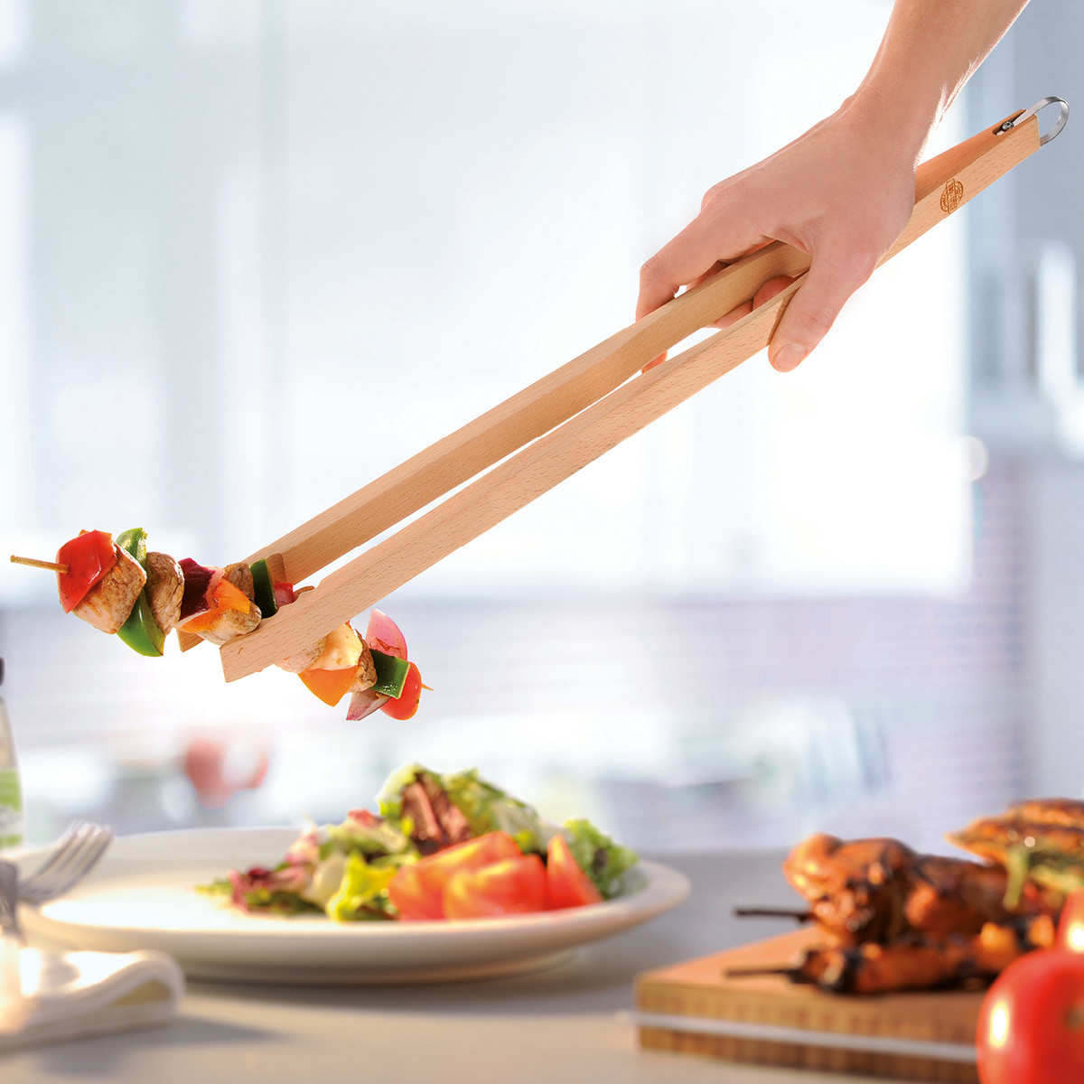 Gefu Grilltång 50 cm Trä