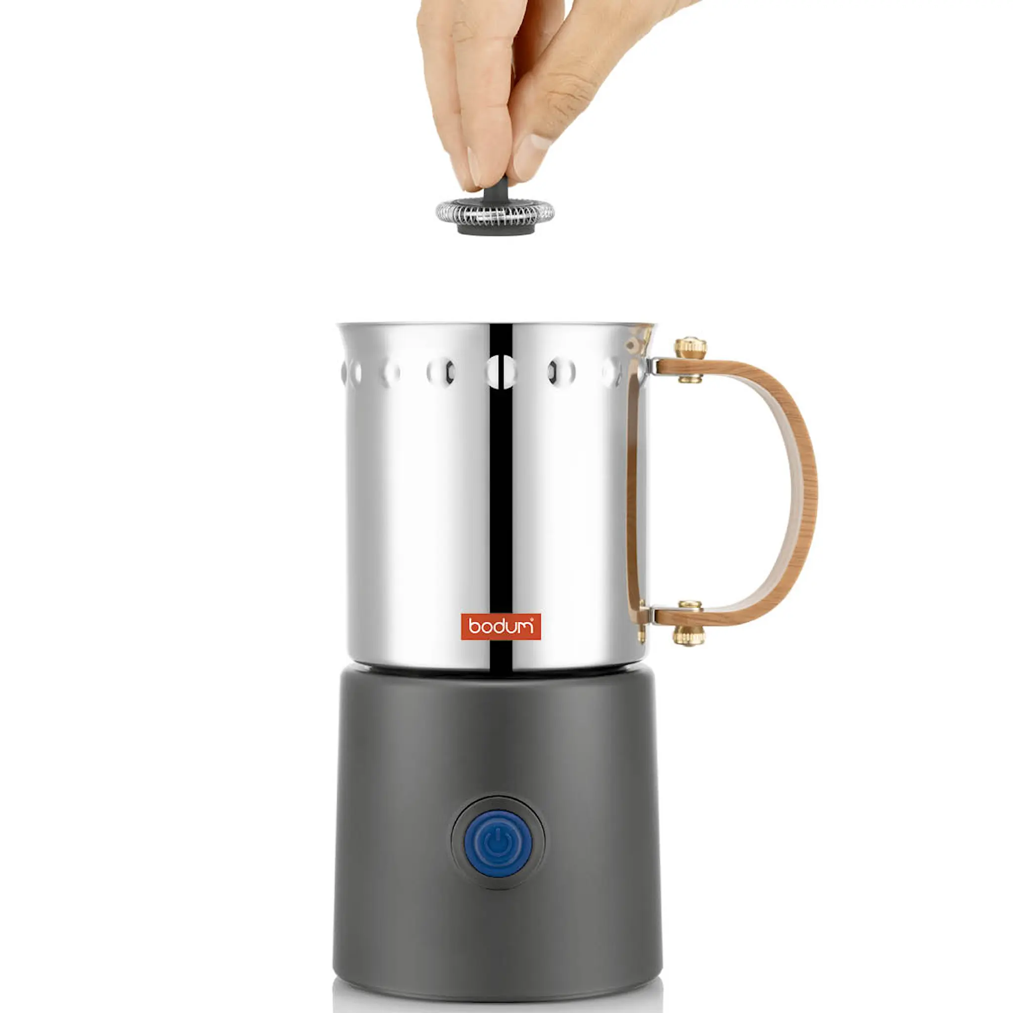 Bodum Ottoni mjölkskummare 0,4 L stål