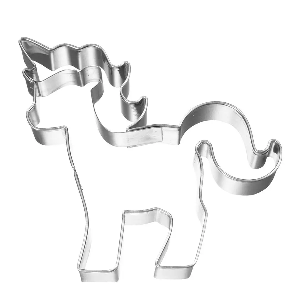 Cookie Cutters Piparkakkumuotti yksisarvinen 8,5 cm Ruostumaton Teräs
