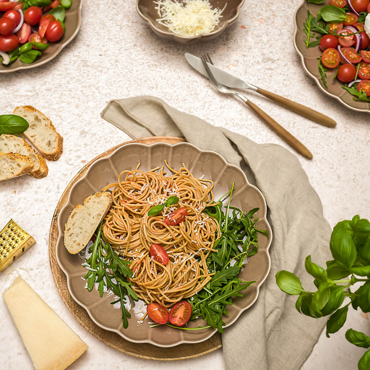 Stiernholm Lotus pastatallerken 21,5 cm brun