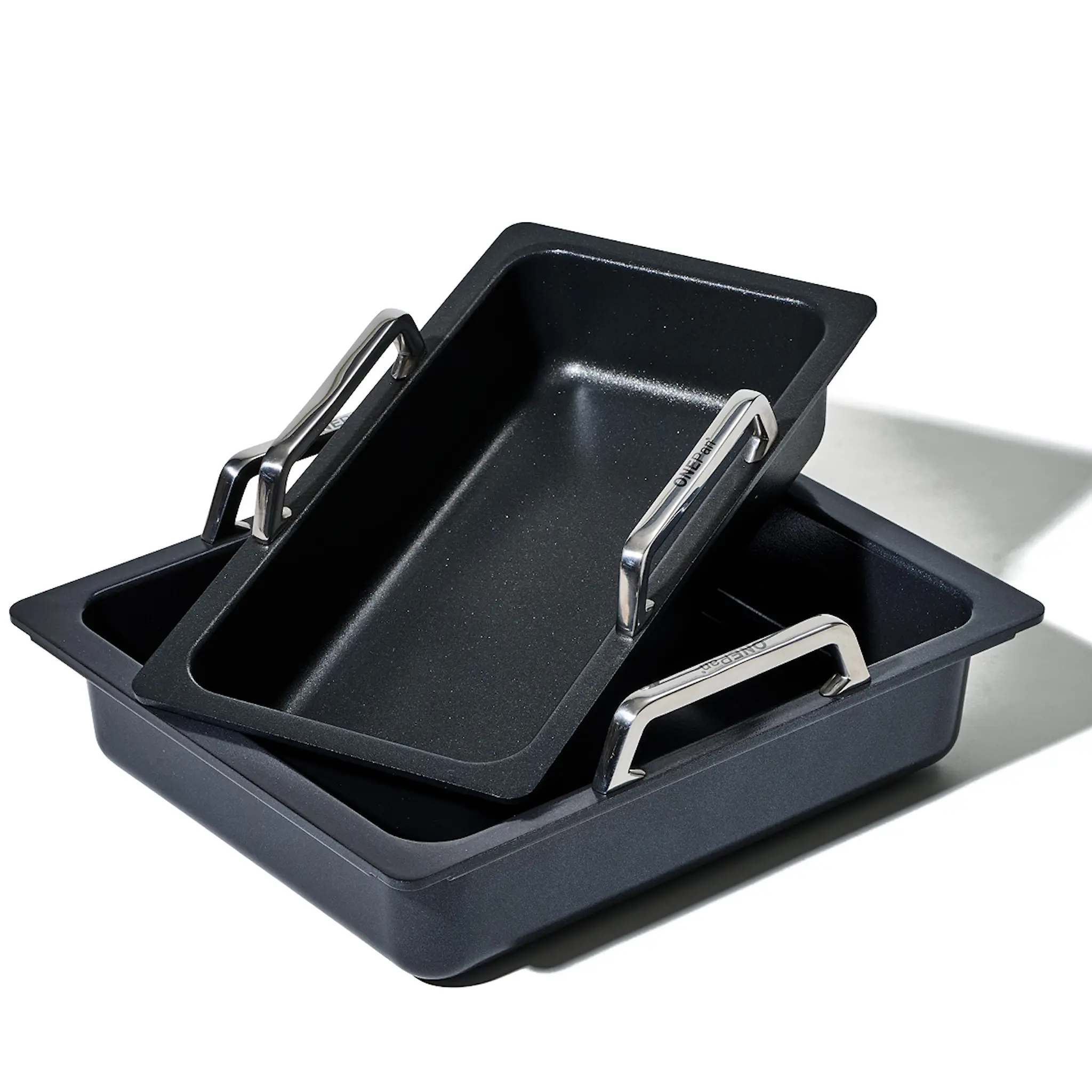 OnePan OneServe ugnsform liten 17x32 cm mörkgrå