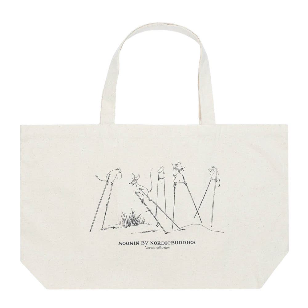 Nordicbuddies - Muumi Kangaskassi XL 65x41 cm Beige