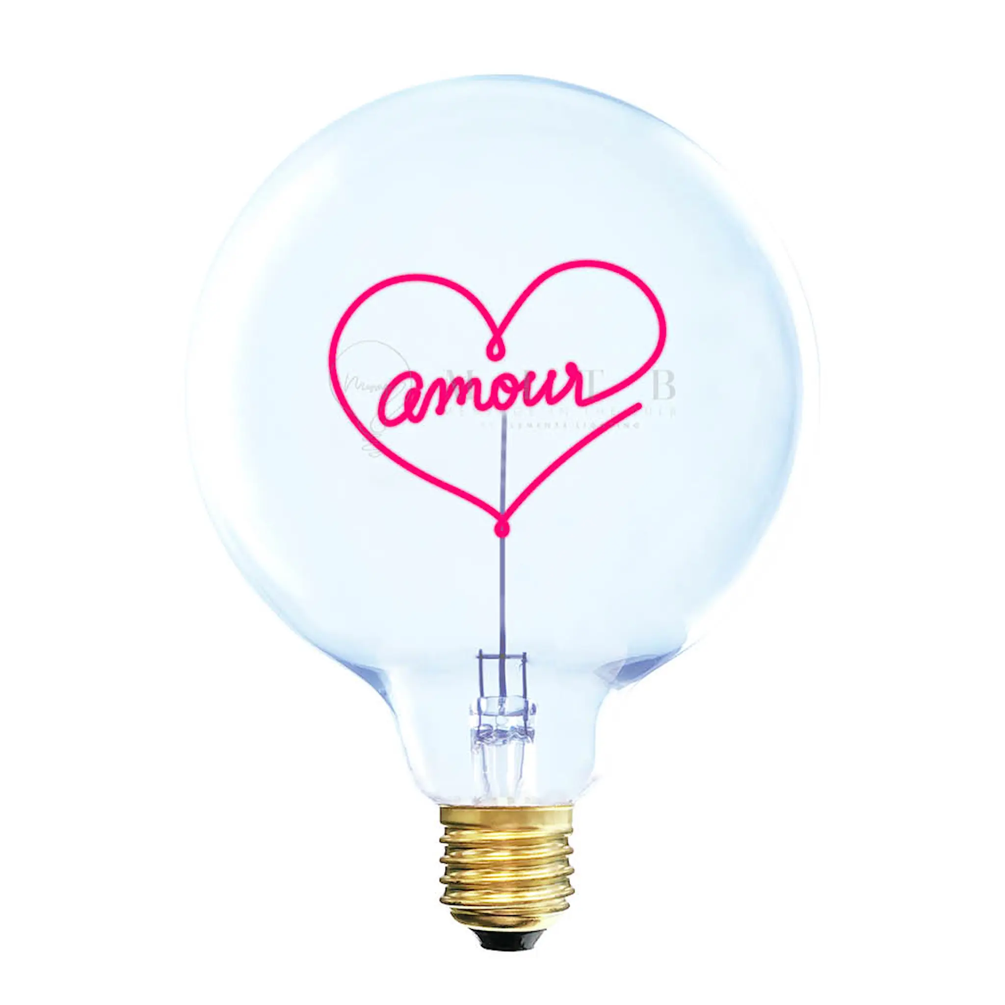 Elements Lighting MITB glödlampa LED 17 cm Amour röd
