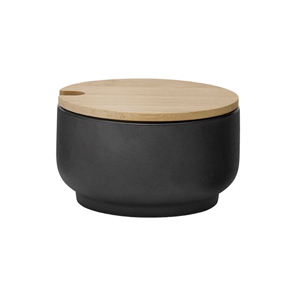 Stelton Theo Sokerikulho 10 cl Musta