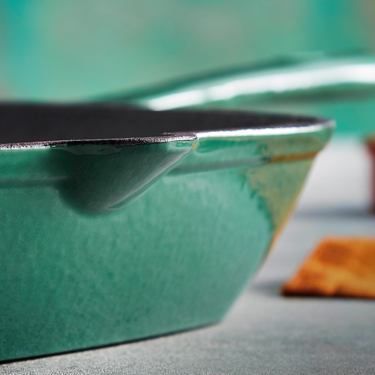 Barbary&Oak Foundry Grillipannu valurauta 26 cm Vihreä