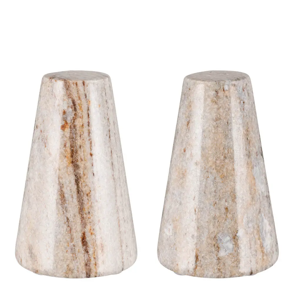 Salt- og peppersett marmor 9 cm