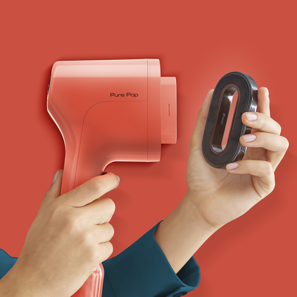 Tefal Pure Pop steamer DT2022E1 korall