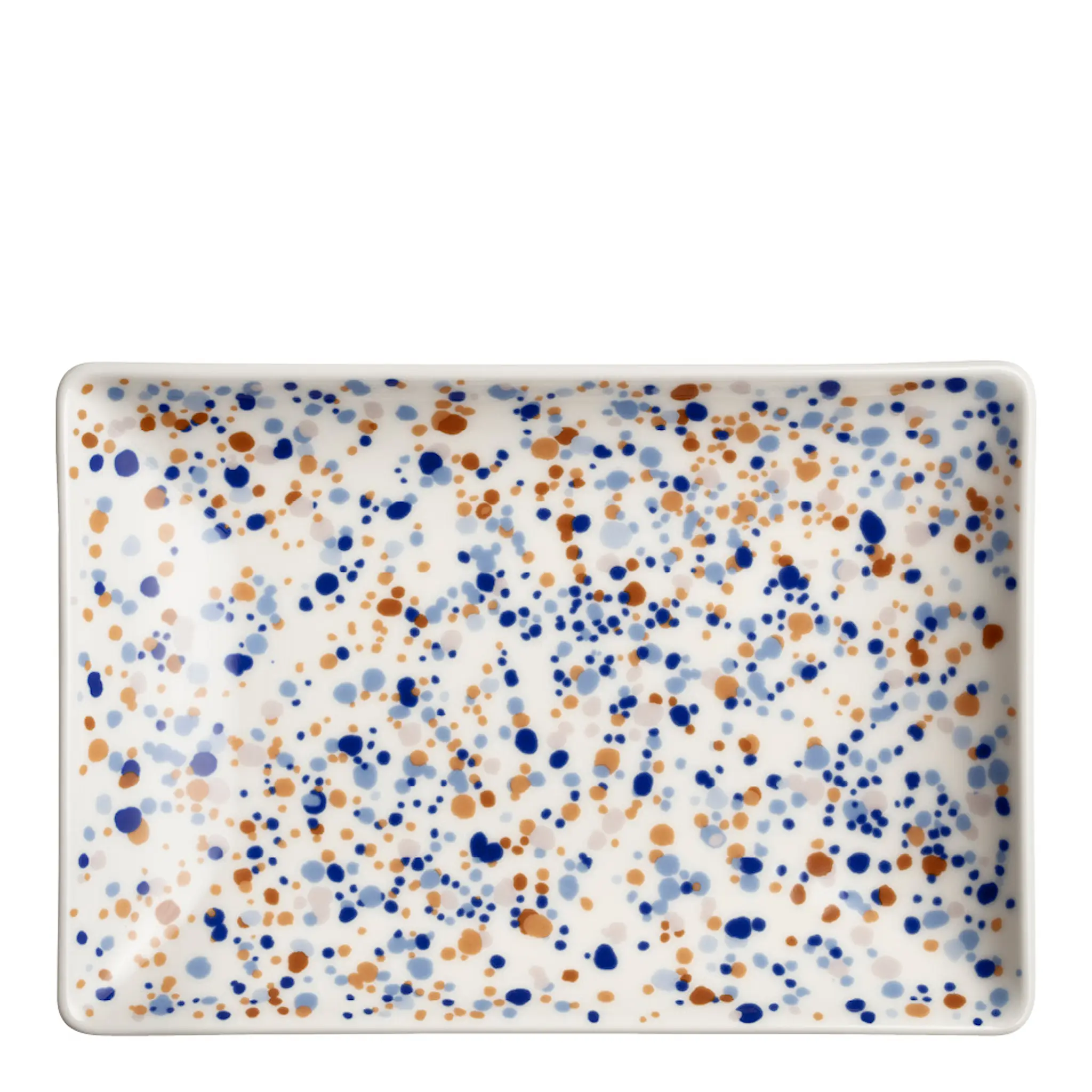 iittala OTC A5 Helle tallrik 15x21 cm blå/brun