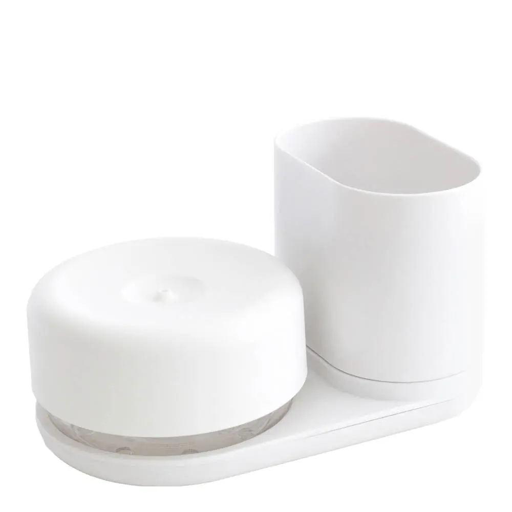 Do-Dish Tiskiharjateline saippuapumpulla 11 cm Valkoinen