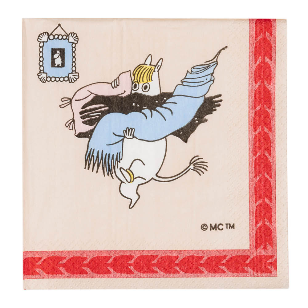 Moomin Arabia Mumin servett 33x33 cm 20-pack Redo för semester