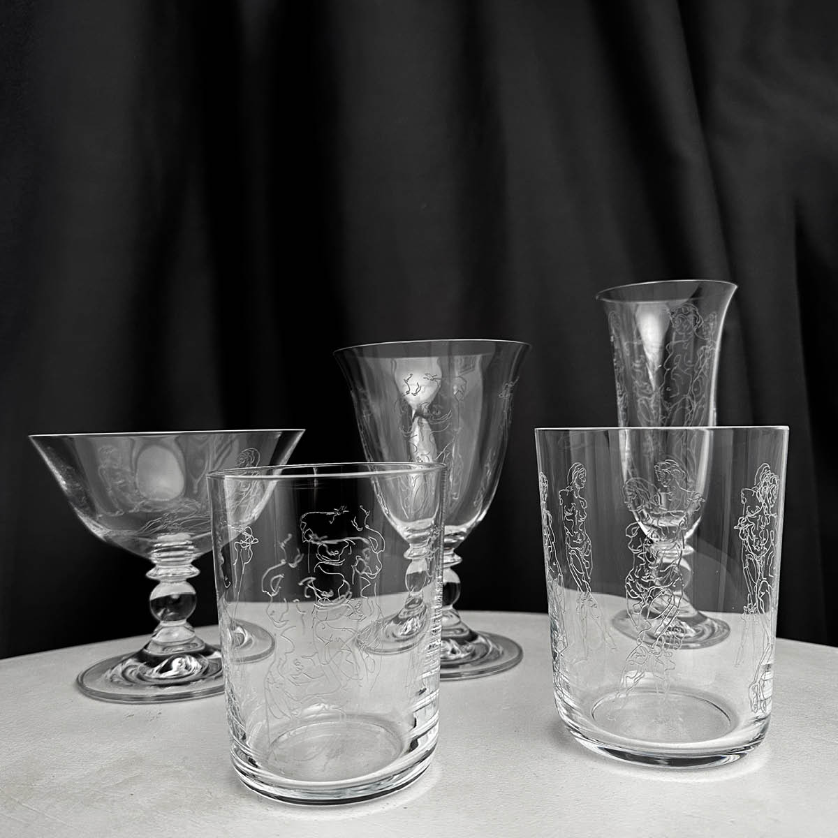 Frederik Bagger People coupeglass 27 cl 2 stk