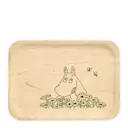 Mumin serveringsbricka Sommarflört 27x20cm vit