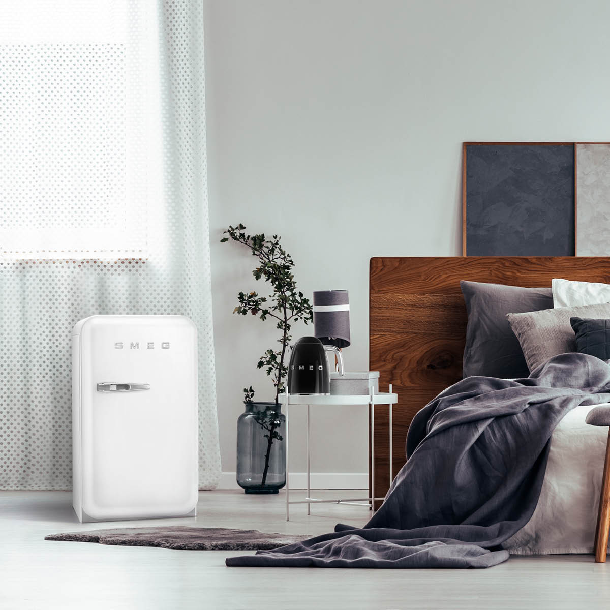 Smeg Minibar FAB5L venstrehengt hvit