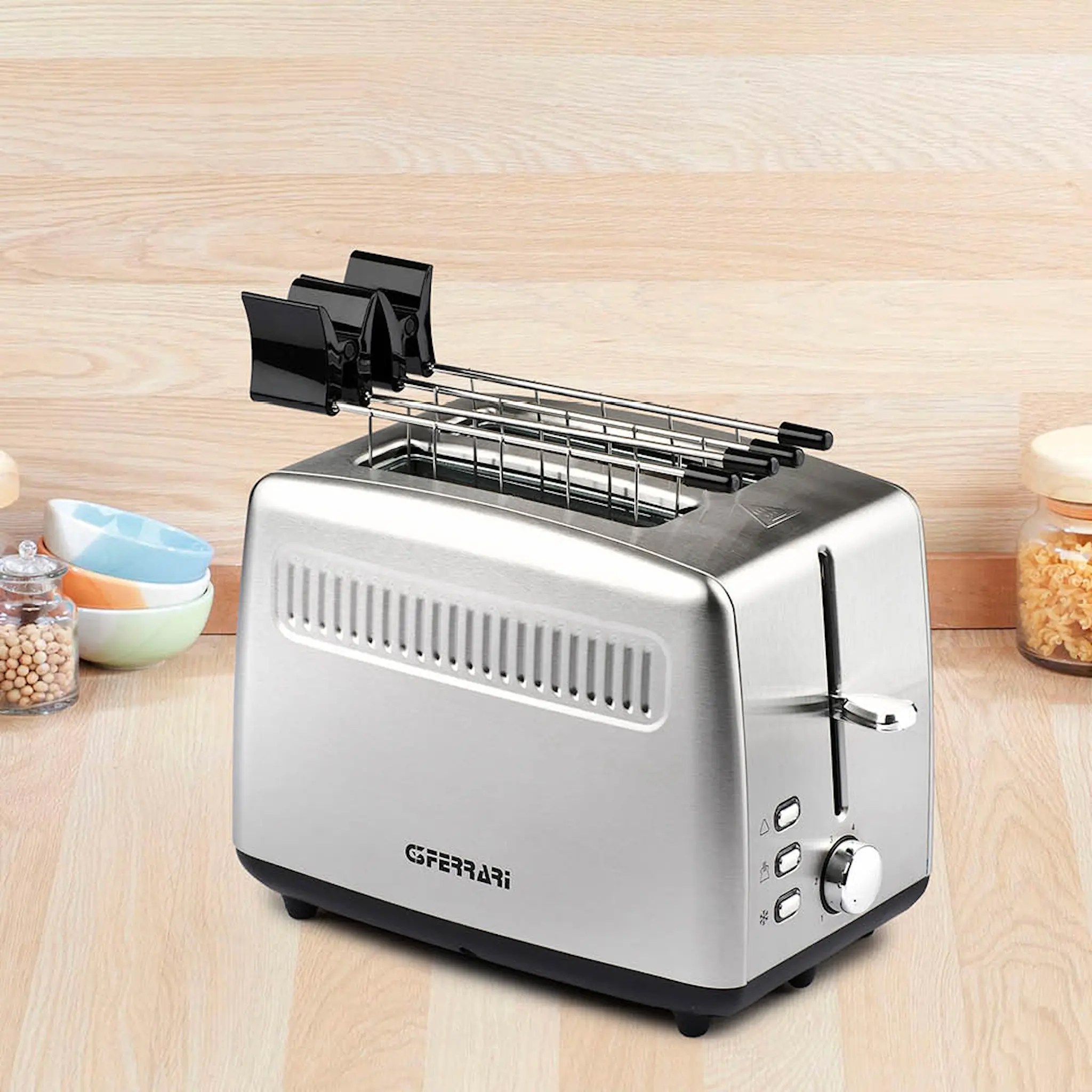 G3 Ferrari Tramezzo Leivänpaahdin 2 viipaletta G1006400 Teräs