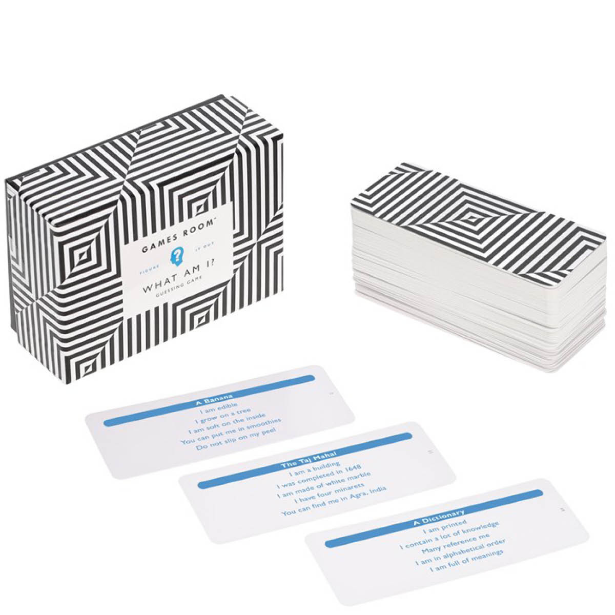 Games Room Quiz Vad Är Jag? Frågespel med 140 frågor (engelska)