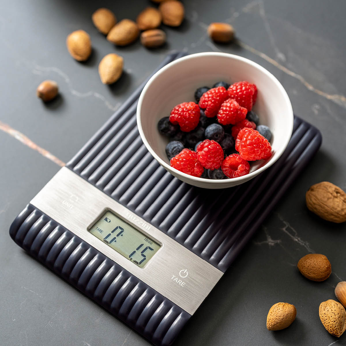 Guzzini Sous Chef digital köksvåg upp till 5 kg grå
