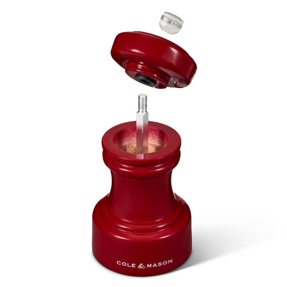 Cole & Mason Hoxton saltkvern 10 cm rød