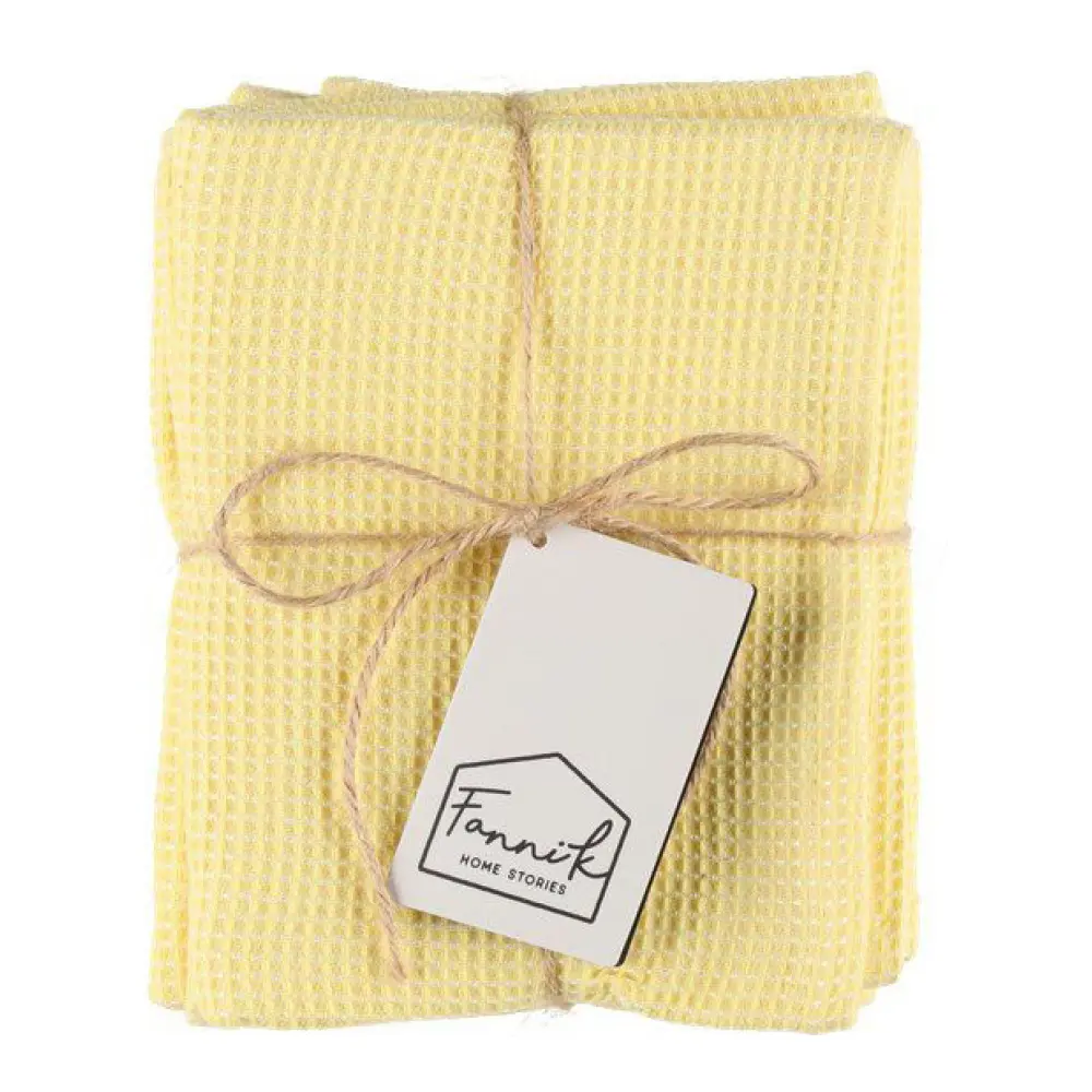 Bamboo Keittiöpyyhe 50x70 cm 2 kpl Keltainen