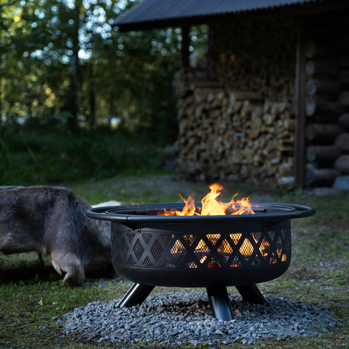 Mustang Livingston eldstad för utomhusbruk