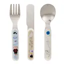 Alfons Åberg barnbestick 3 delar blå