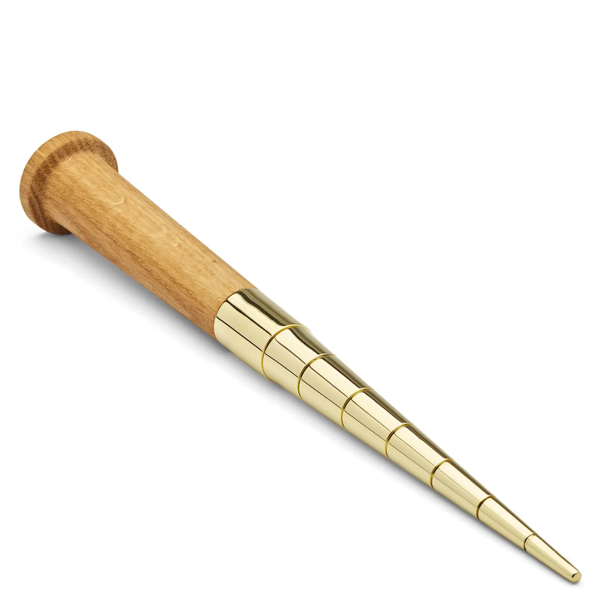 Skultuna Nurture planteringssticka 32,5 cm mässing/ek