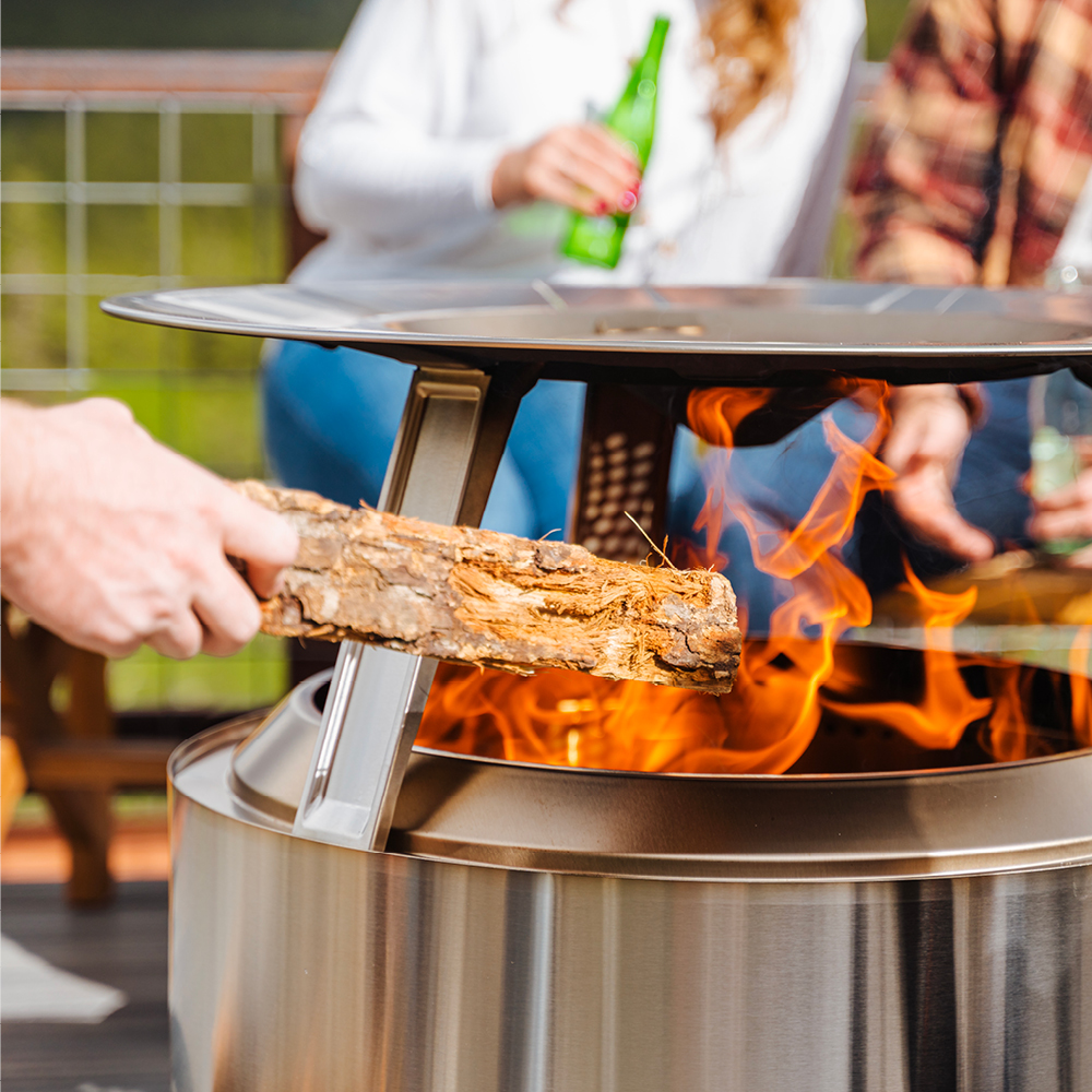 Solo Stove Yukon värmespridare silver