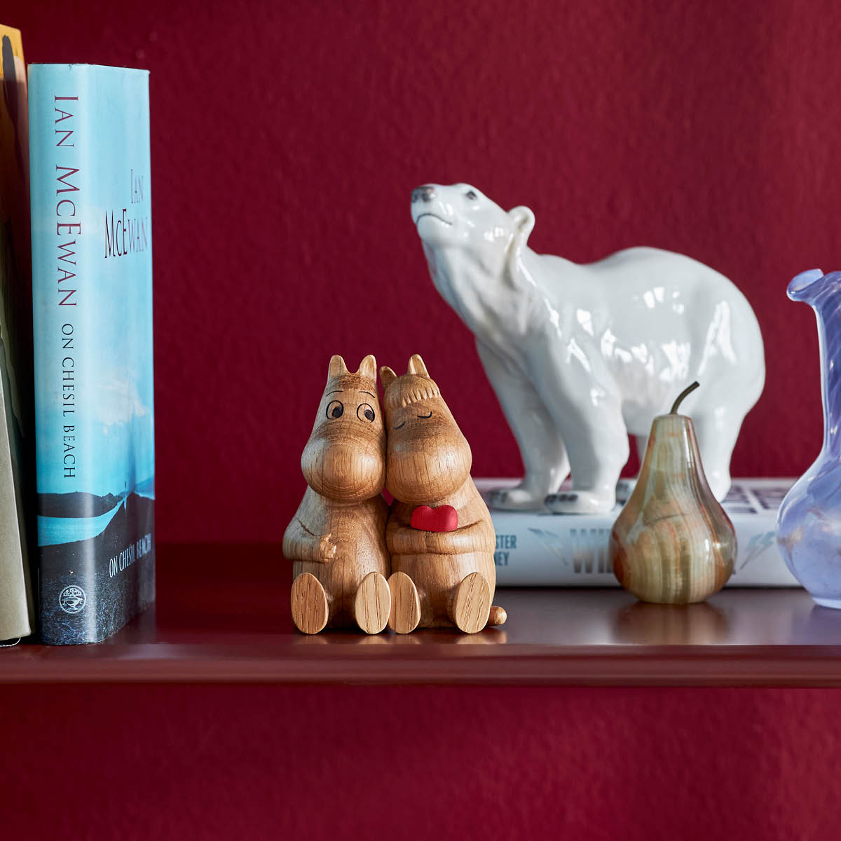 Dsignhouse x Moomin Mummi trefigur 10 cm Klem eik