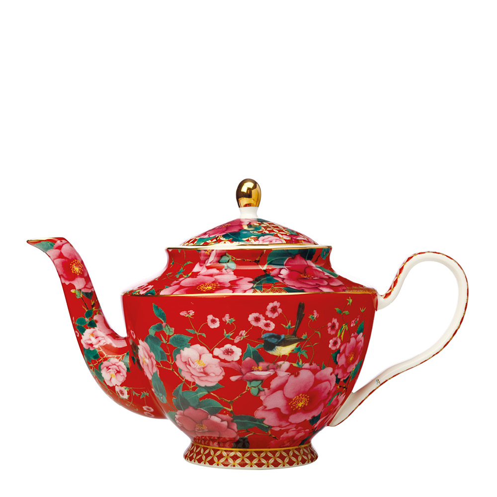 Maxwell & Williams - Silk Road Teekannu 1 L Punainen