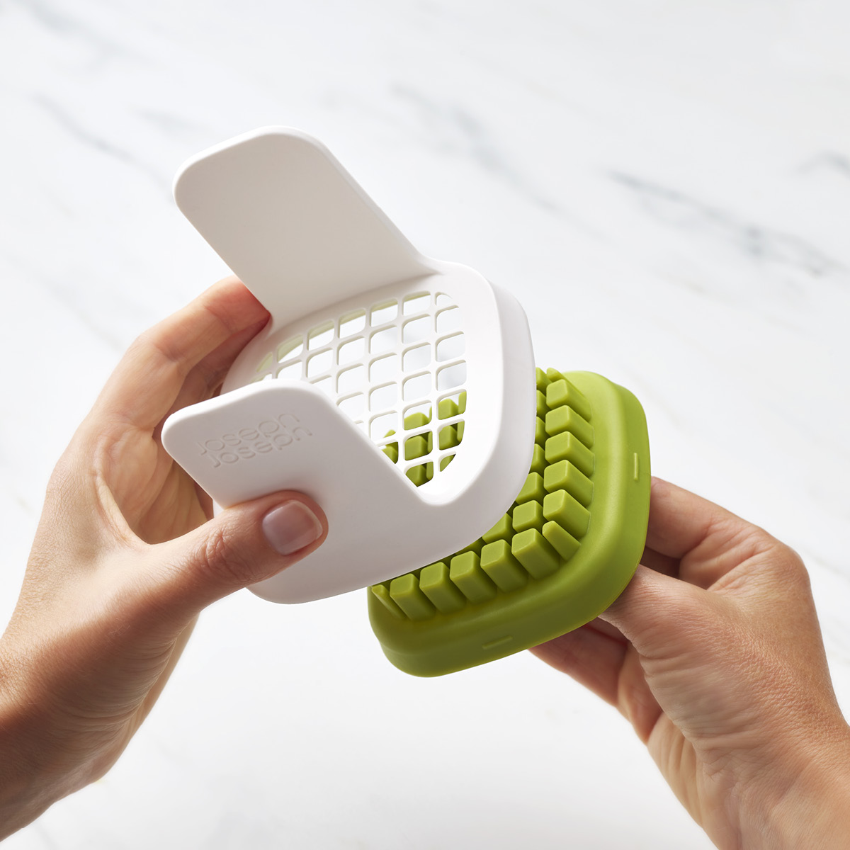 Joseph Joseph ChopCup grønnsakskutter grønn/hvit