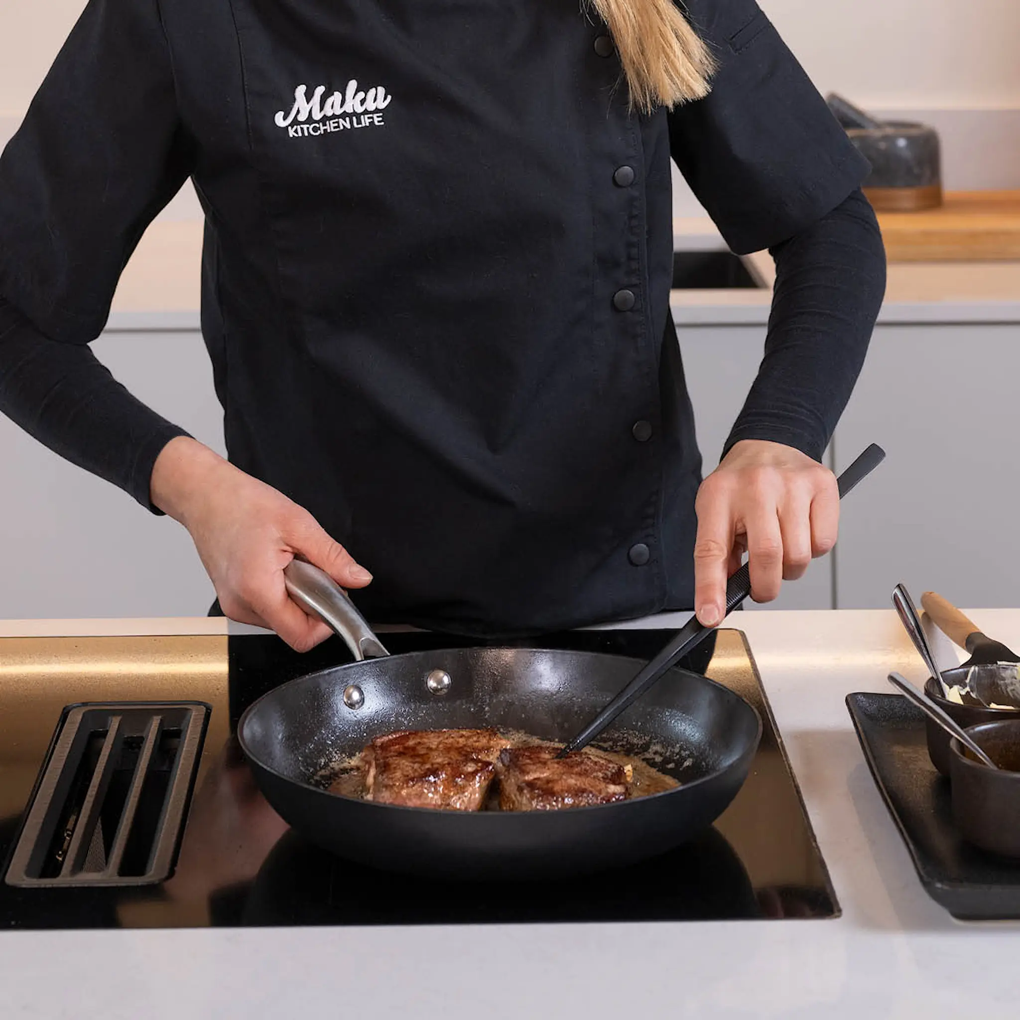 Maku Kitchen Life Ironlite stekpanna i gjutjärn 20 cm