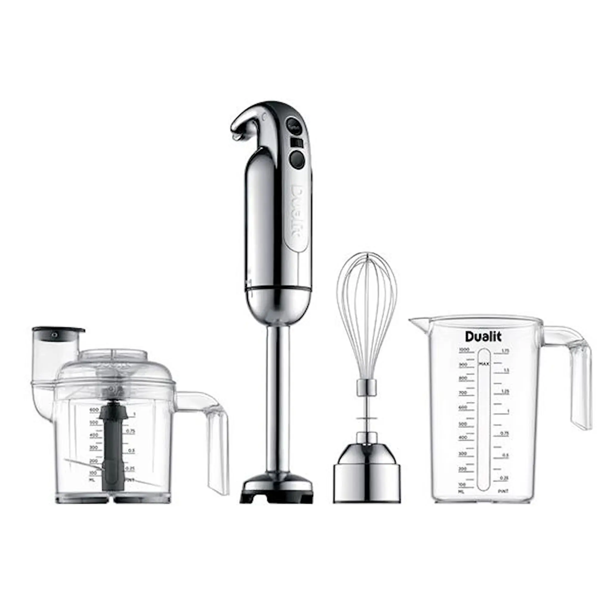 Dualit Stavmixer med tillbehöv 700W Rostfri