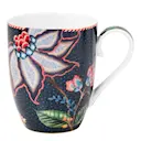 Berry Blues Flowers stor mugg 36,5 cl blå