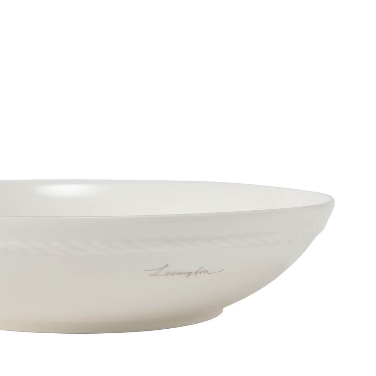 Lexington Icons skål medium 22x5 cm hvit/beige