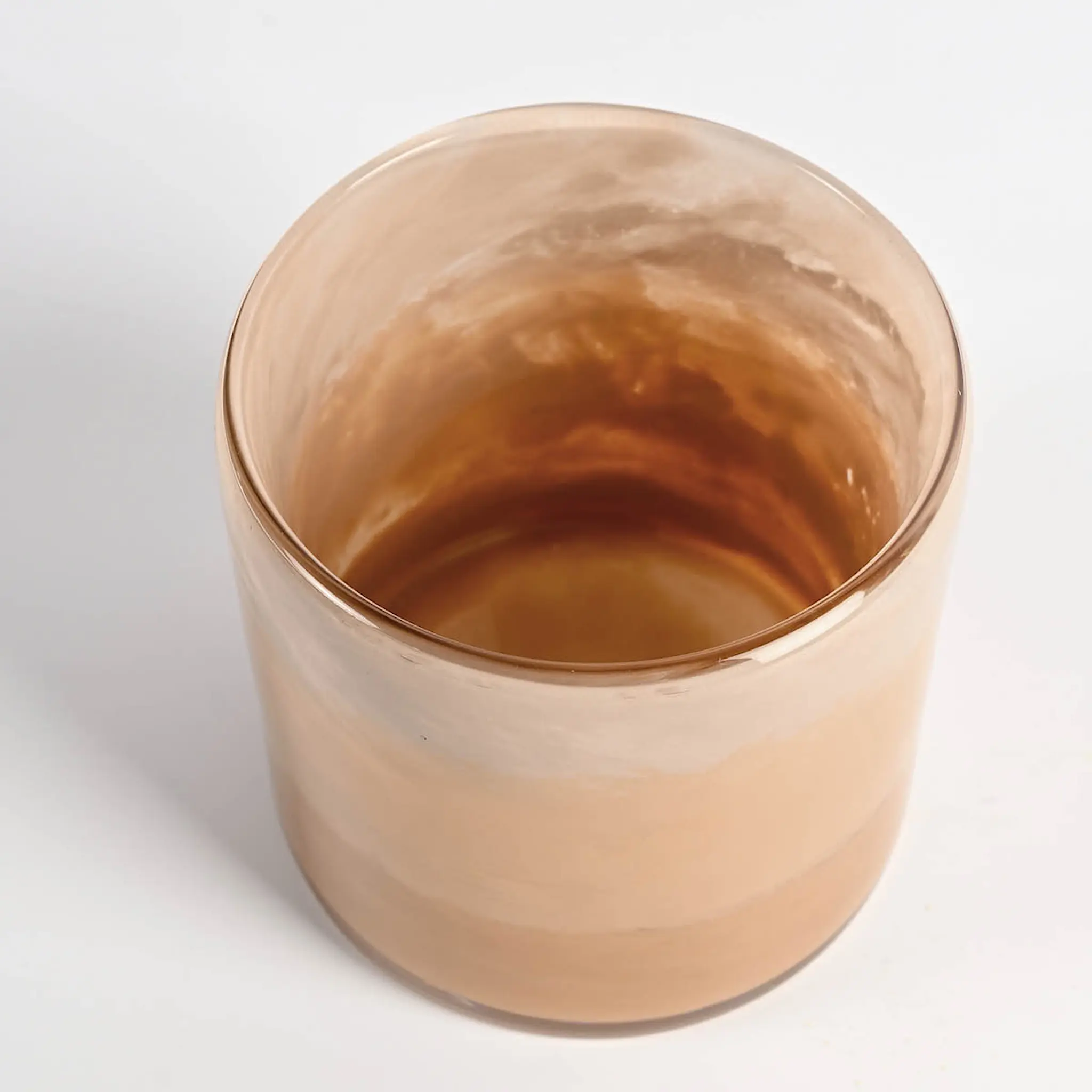 ByOn Calore ljuslykta M 15 cm aprikos