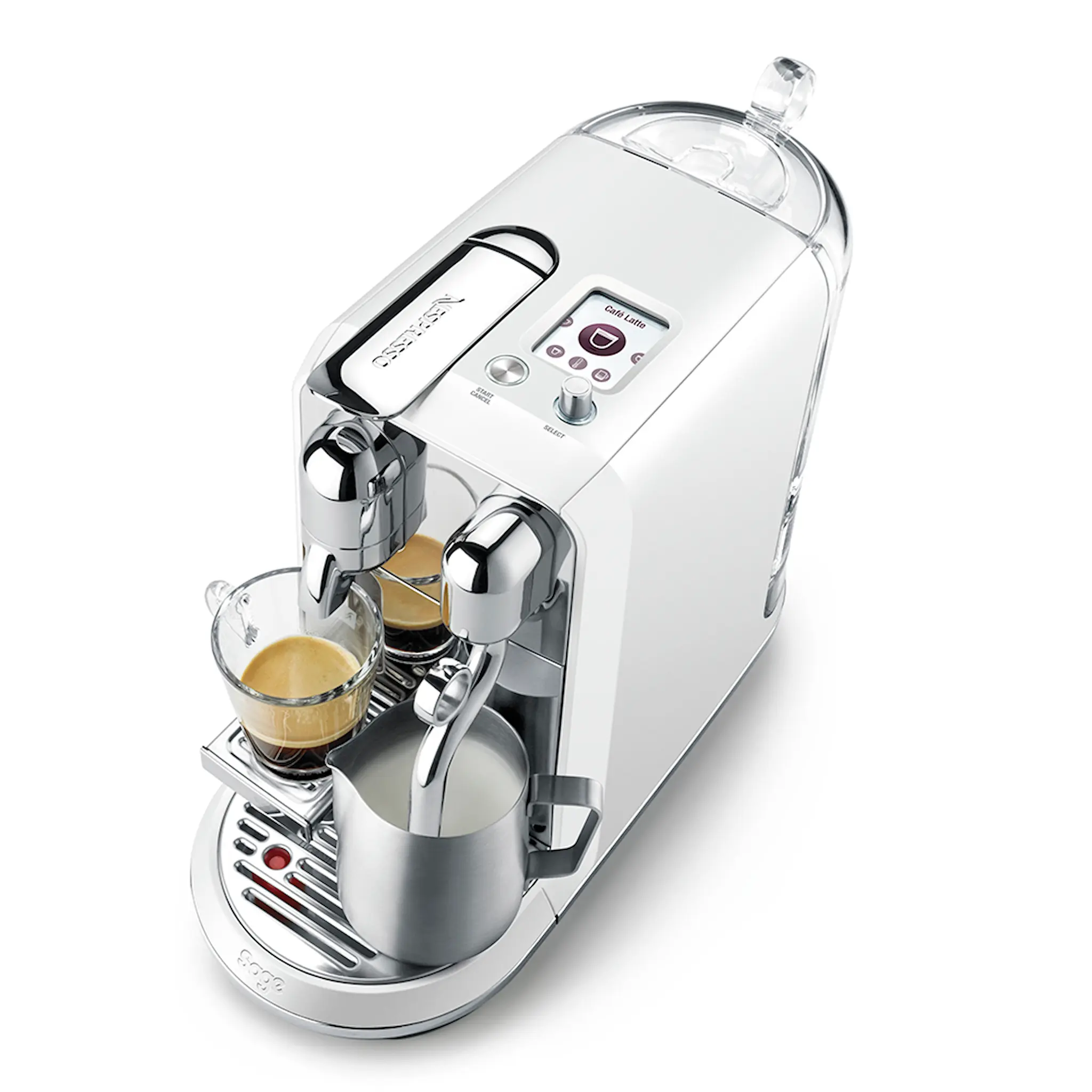 Sage Sage The Creatista Plus Kaffemaskin Sea Salt White