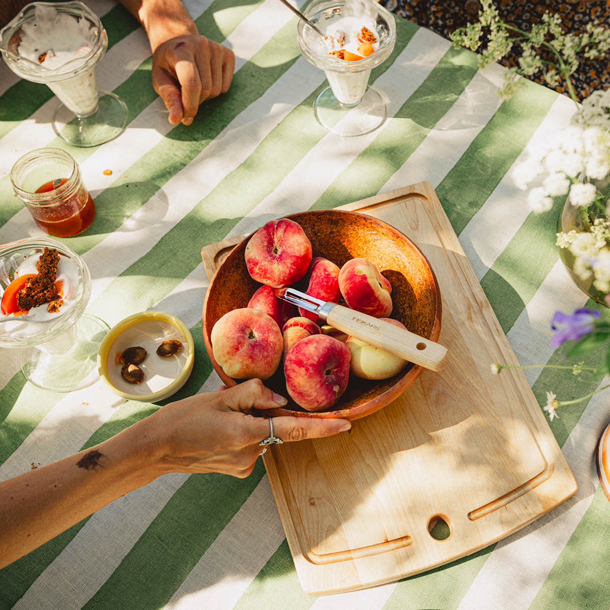 Fiskars Folken skreller fast blad 17 cm tre/stål