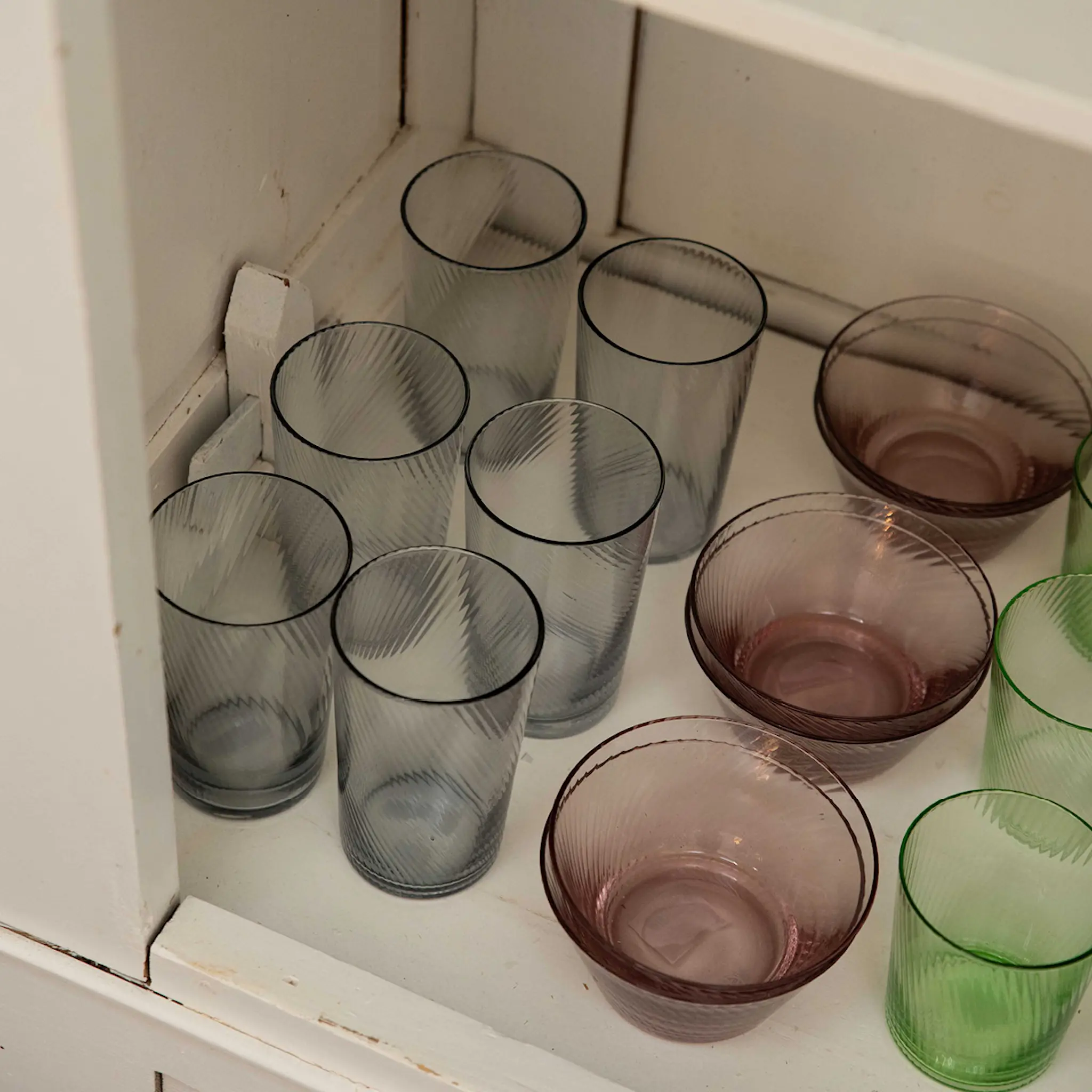 Aida RAW Unique swirl skål 12,5x6x8 cm pink