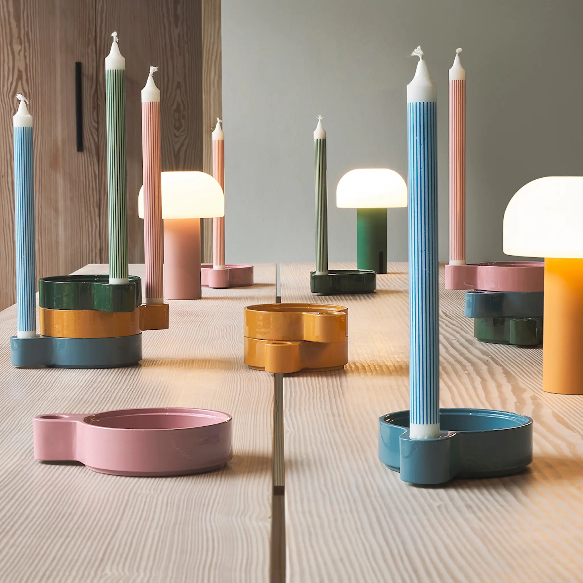 Villa Collection Styles LED Lampa 15x22,5 cm Rosa