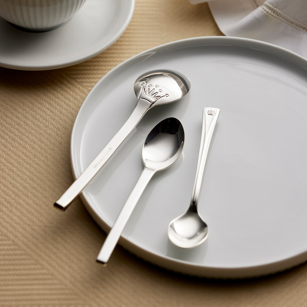 Gense Kungasilver Kahvilusikka Estelle 12 cm 830