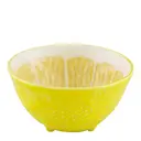 Citron skål 15 cm citrongul