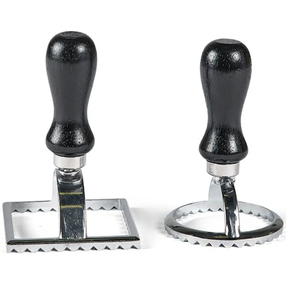 Holm Raviolimuotti 2 kpl Musta/Metalli