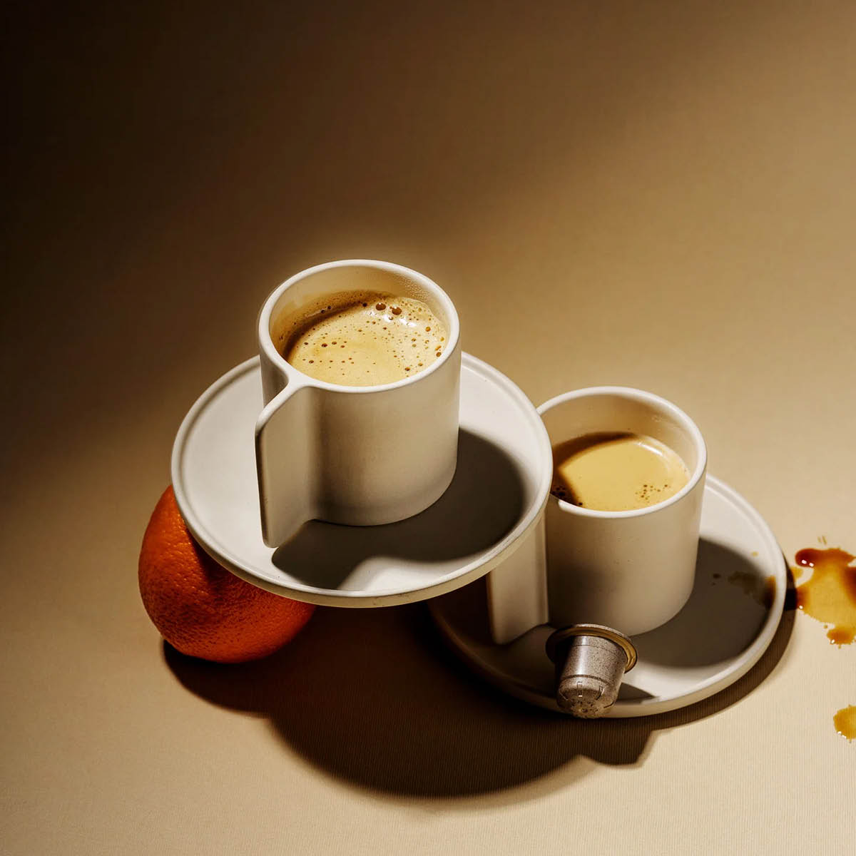 Sjöstrand The Lungo kopp 18 cl 2-pack beige